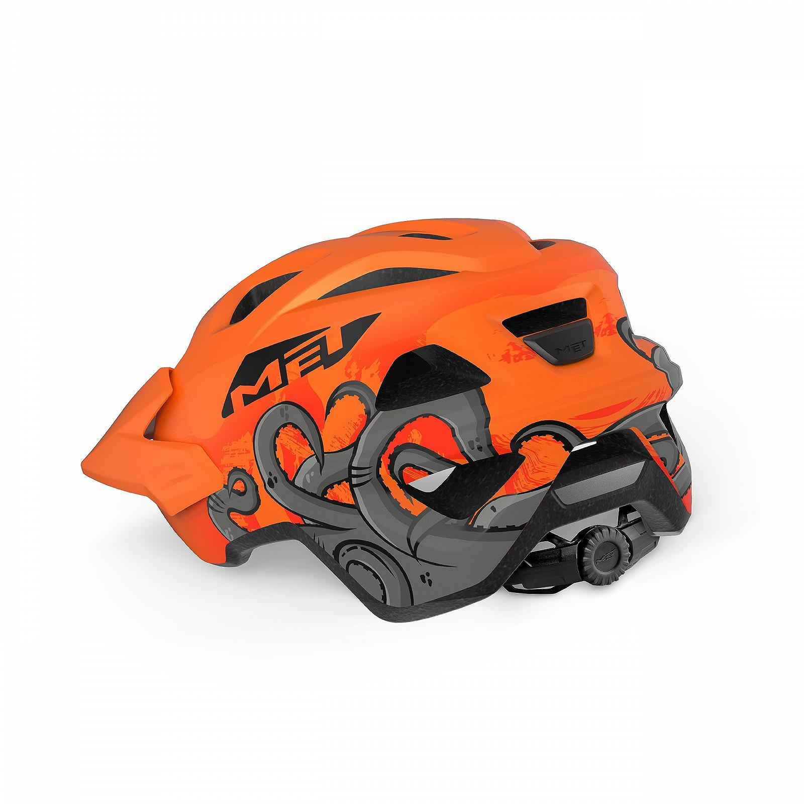 Шлем MET Eldar Orange Octopus, фото №4