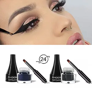 Подводка для глаз Allbestaye, цветная, гелевая, матовая, водостойкая synthetic.ua - Фото 1