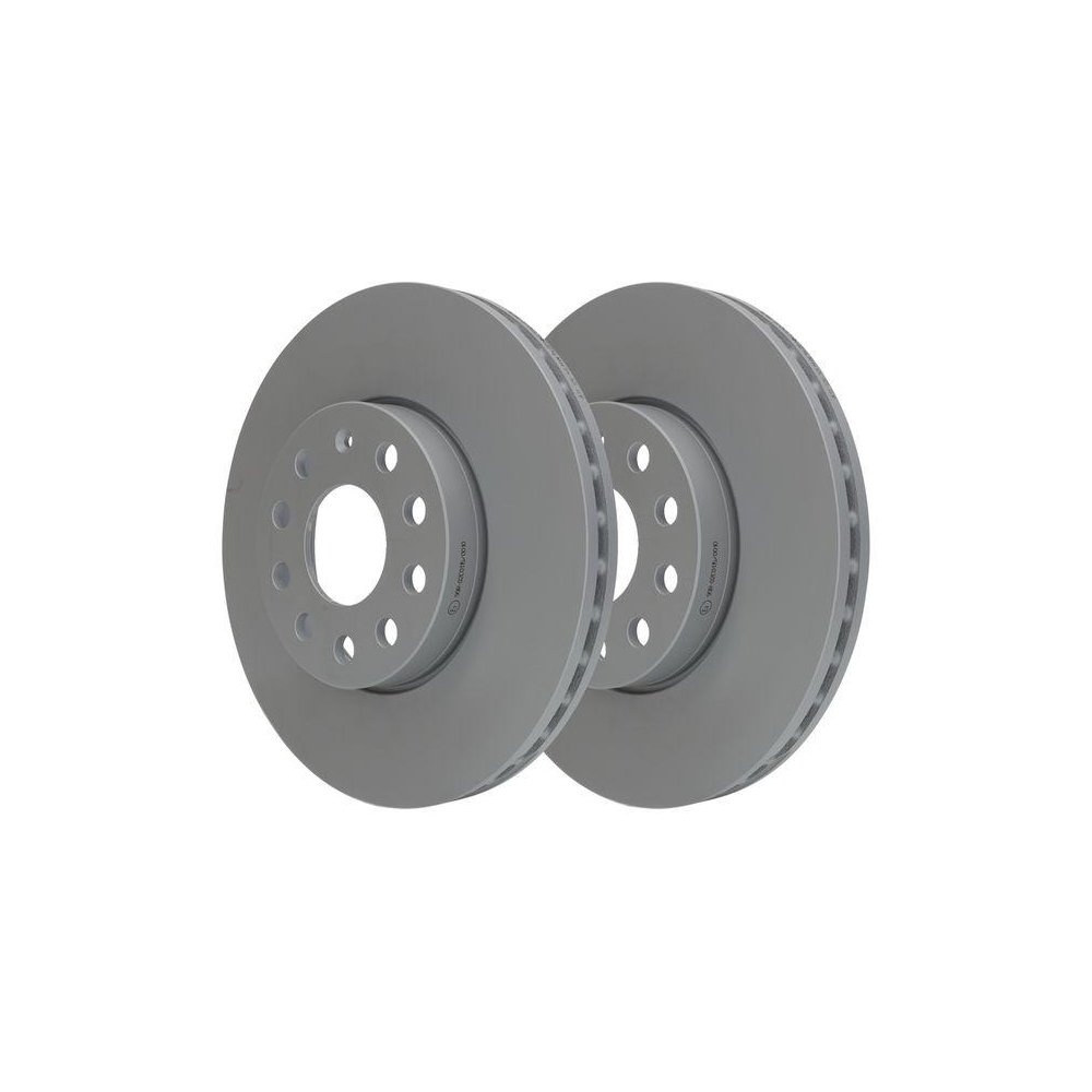 Комплект гальм ATE гальмівні диски + гальмівні колодки передній VW TOURAN CADDY III GOLF VII, фото №4