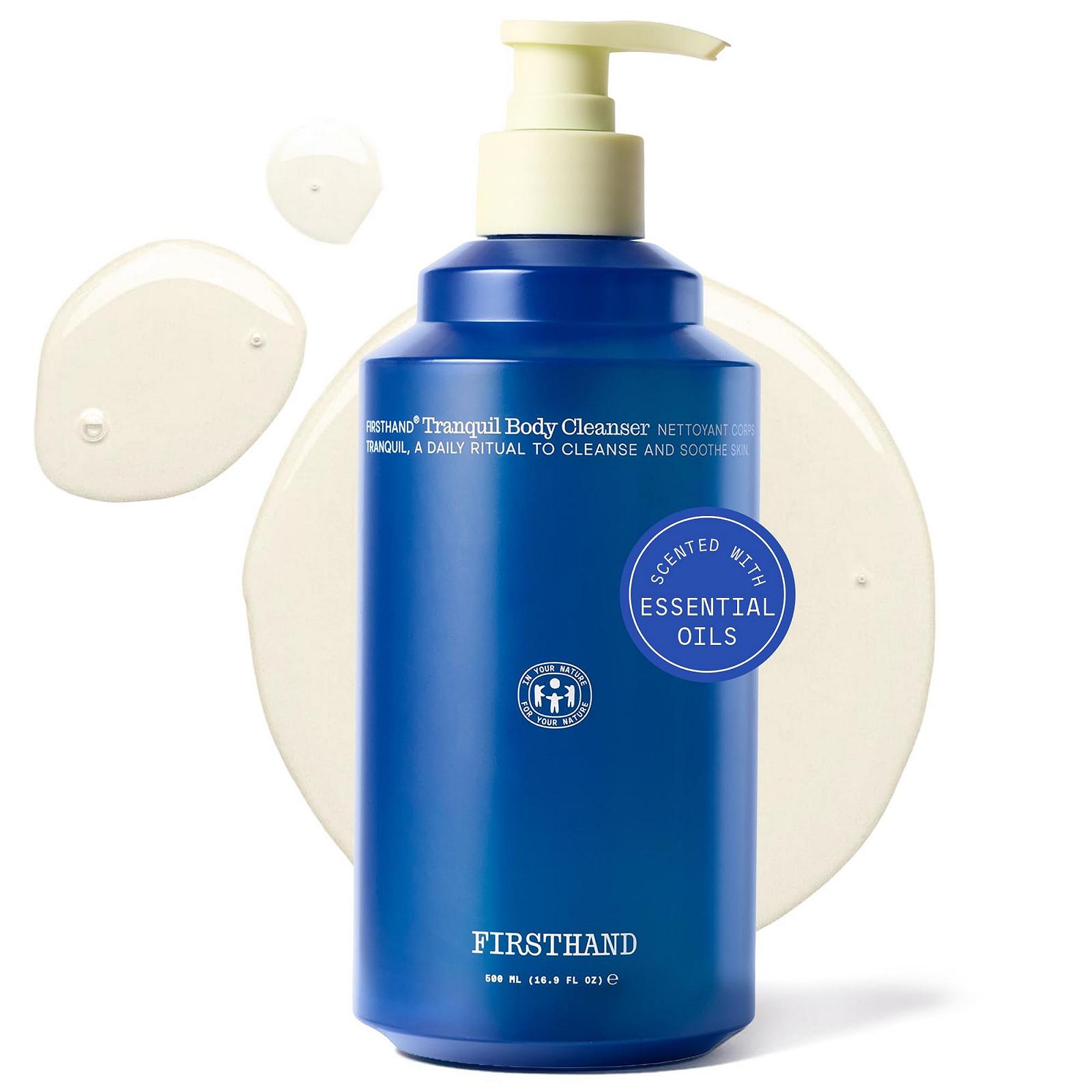 Гель для душу Firsthand Tranquil лаванда та ветивер натуральний зволожувальний 500 мл, фото №1