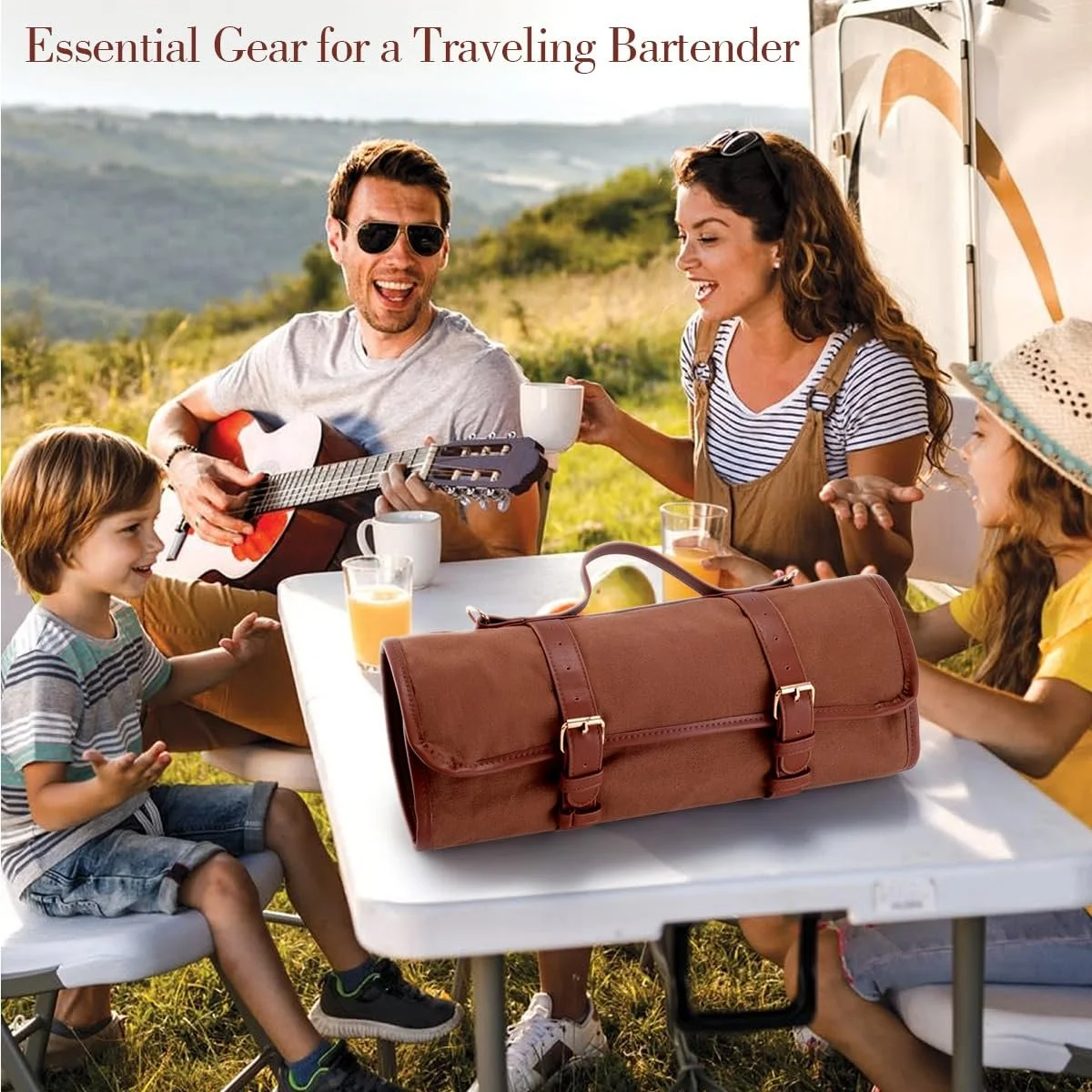 Набір для приготування коктейлів Eligara Travel, 17 предметів, з сумкою, фото №6