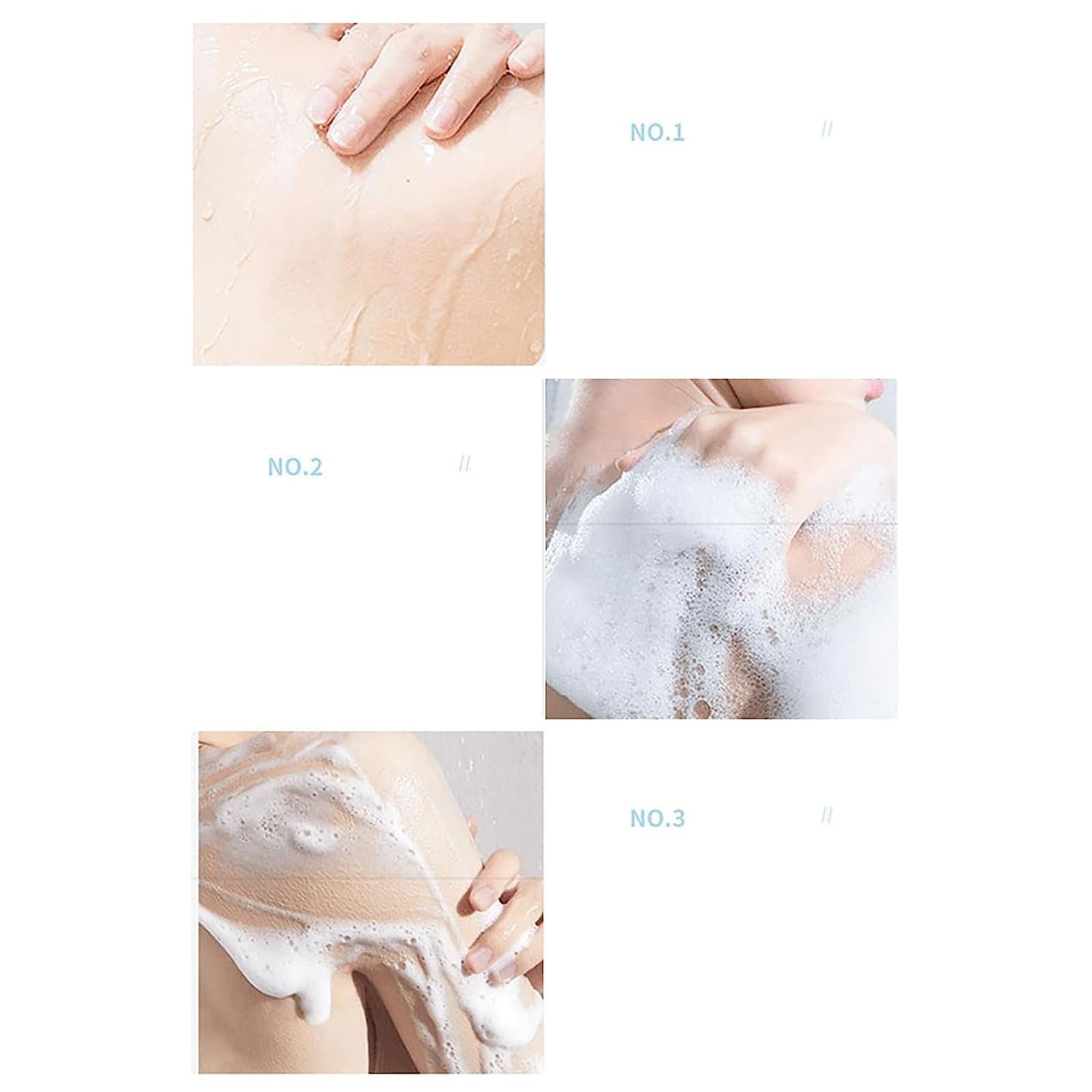 Гель для душу Bubble Kiss Brightening Shower Gel з вулканічною гряззю освітлювальний 3 в 1 500 мл, фото №3