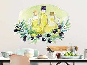 Наклейка на стіну GRAZDesign Olive Oil Mediterranean Olive 56 x 40 см - Фото 1