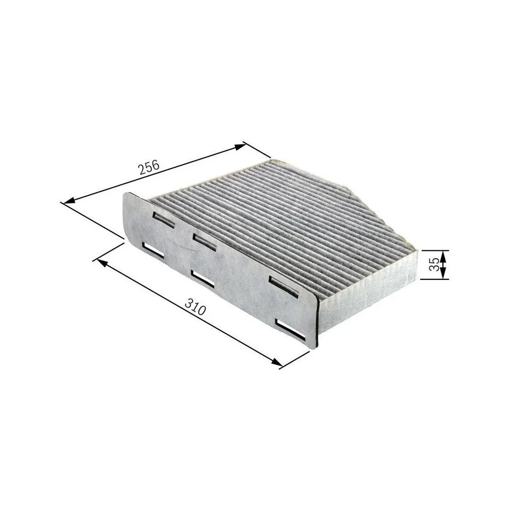 Фильтр салонный BOSCH 1 987 432 381 для MERCEDES-BENZ CLAAS моторный отсек, фото №1