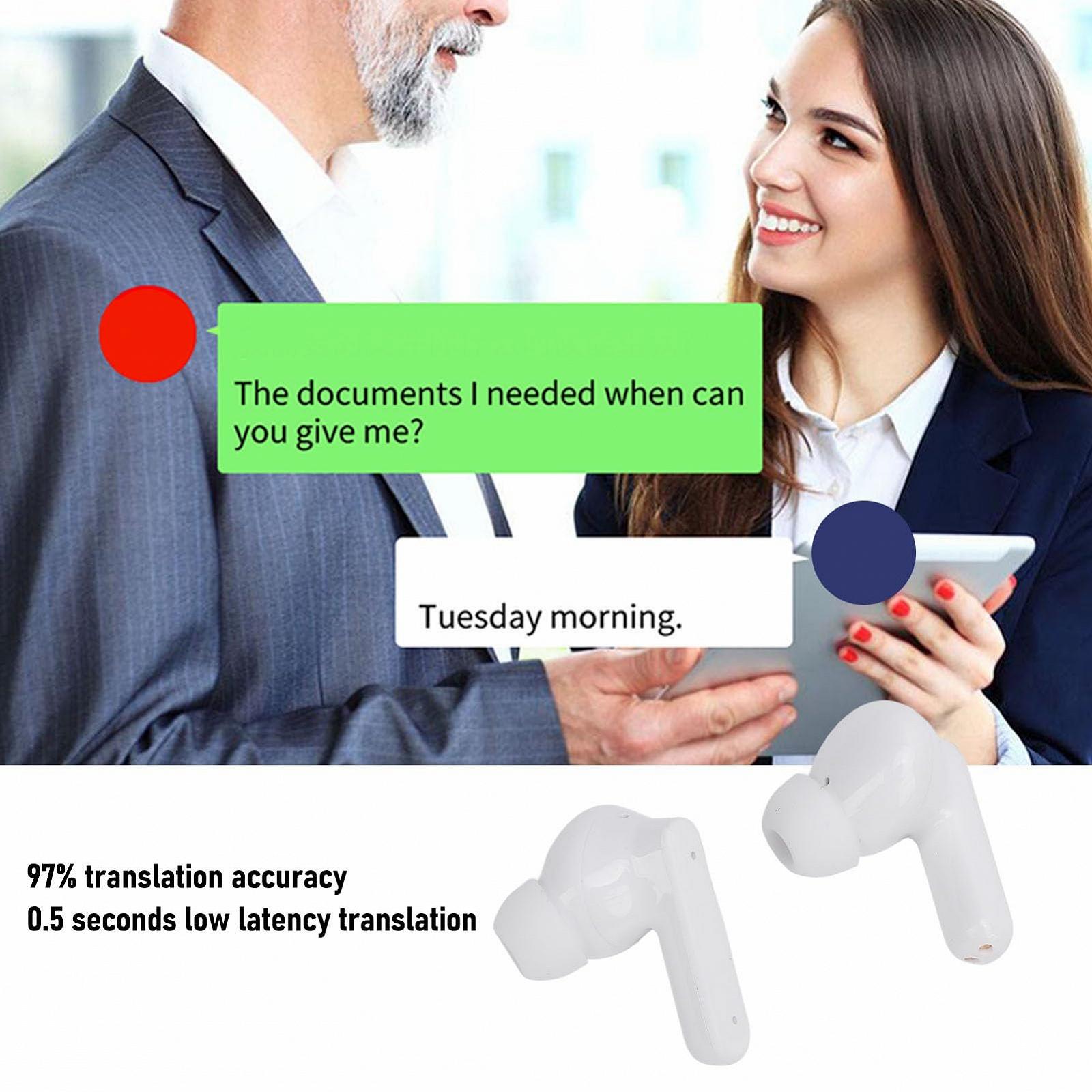 Навушники-перекладачі в реальному часі, Підтримка 137 мов, IPX5 Водонепроникний, фото №2