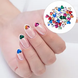 Стразы для ногтей Beavorty Сердце 150 шт. Разноцветные synthetic.ua - Фото 1