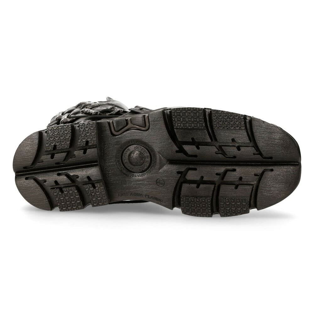 Черевики New Rock Metallic 391 Reactor Skull Devil Шкіряні чорні, фото №7 Черевики New Rock Metallic 391 Reactor Skull Devil Шкіряні чорні, фото №7