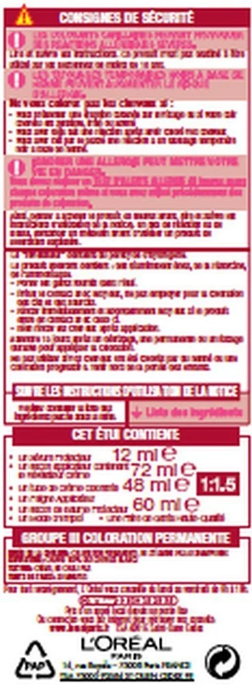 Фарба для волосся L'Oréal Paris Excellence Cream Permanent - Мідний махагон (6.54), фото №6 Фарба для волосся L'Oréal Paris Excellence Cream Permanent - Мідний махагон (6.54), фото №6