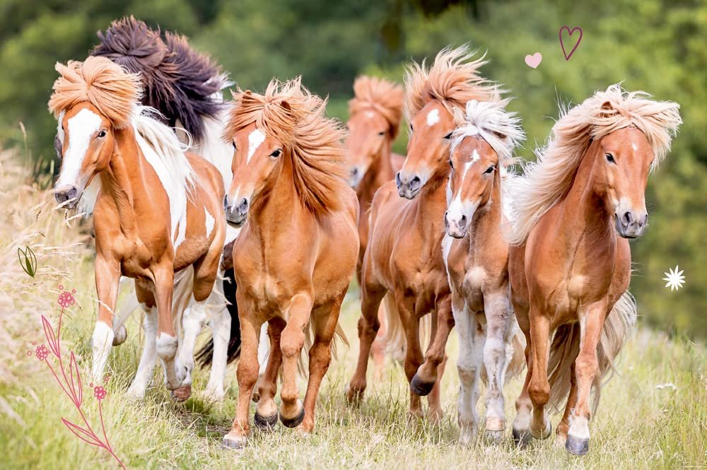Міні-пазл Die Spiegelburg Horse Friends 54 деталі, фото №6