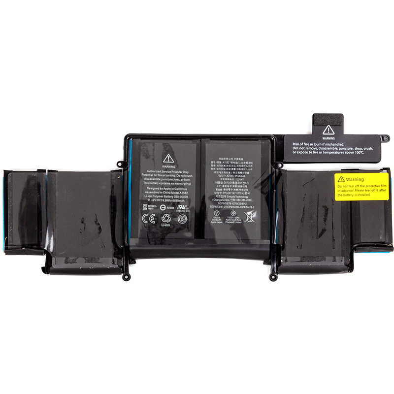 Акумулятор для ноутбуків APPLE Macbook Pro 13 Retina A1582 11.42V 6559mAh, фото №1