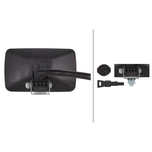 Рабочая фара HELLA 1GA 998 522-297 для DAF LEYLAND DAF, фото №2