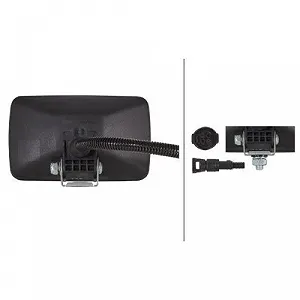 Рабочая фара HELLA 1GA 998 522-297 для DAF LEYLAND DAF synthetic.ua - Фото 1