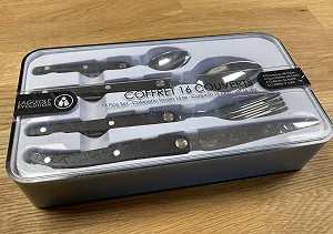 Набір столових приборів Laguiole Evolution Sens Collection (Темне дерево) 16 предметів ціна на synthetic.ua - Фото 1 Набір столових приборів Laguiole Evolution Sens Collection (Темне дерево) 16 предметів synthetic.ua - Фото 1