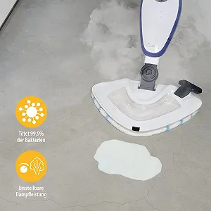 Парова швабра Tristar SR-5261 10-в-1 для твердих підлог та килимів зі знімним шлангом Біла synthetic.ua - Фото 1