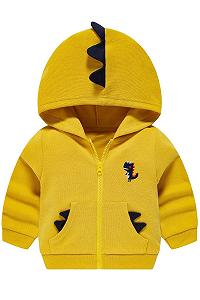 Худі Alleen для хлопчиків Толстовка з динозавром з кишенями - Фото 1