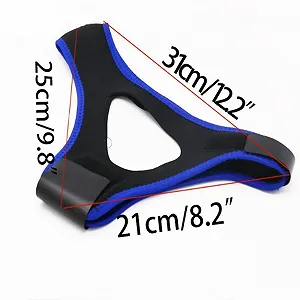 Пов'язка на щелепу Veralabs Airflow, регульована дихаюча пов'язка на підборіддя synthetic.ua - Фото 1