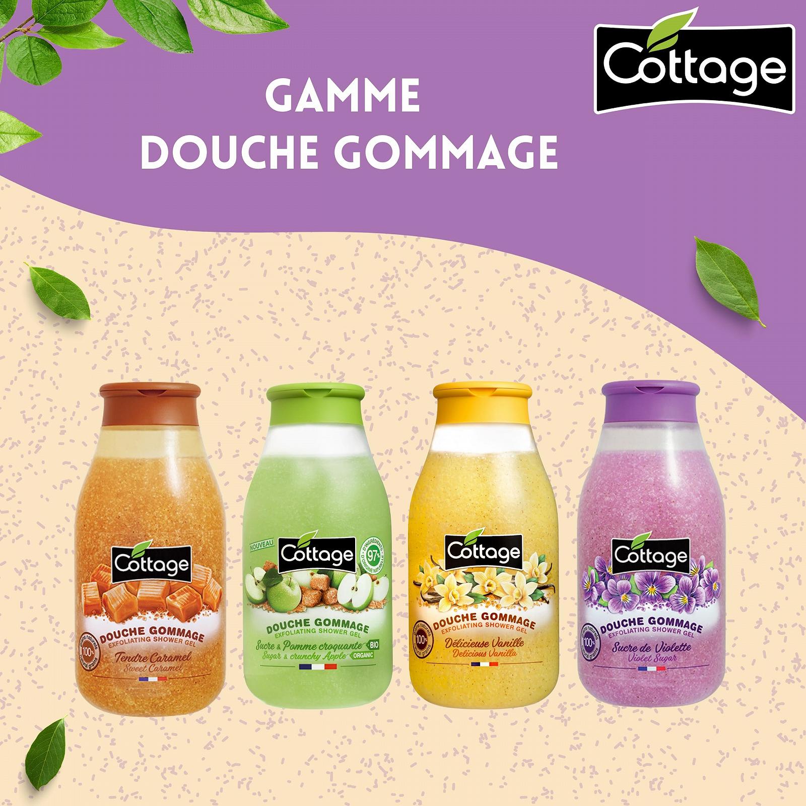 Скраб для душу COTTAGE Purple Sugar Grains 100% натуральний 270 мл (Набір із 2 шт.), фото №5 Скраб для душу COTTAGE Purple Sugar Grains 100% натуральний 270 мл (Набір із 2 шт.), фото №5