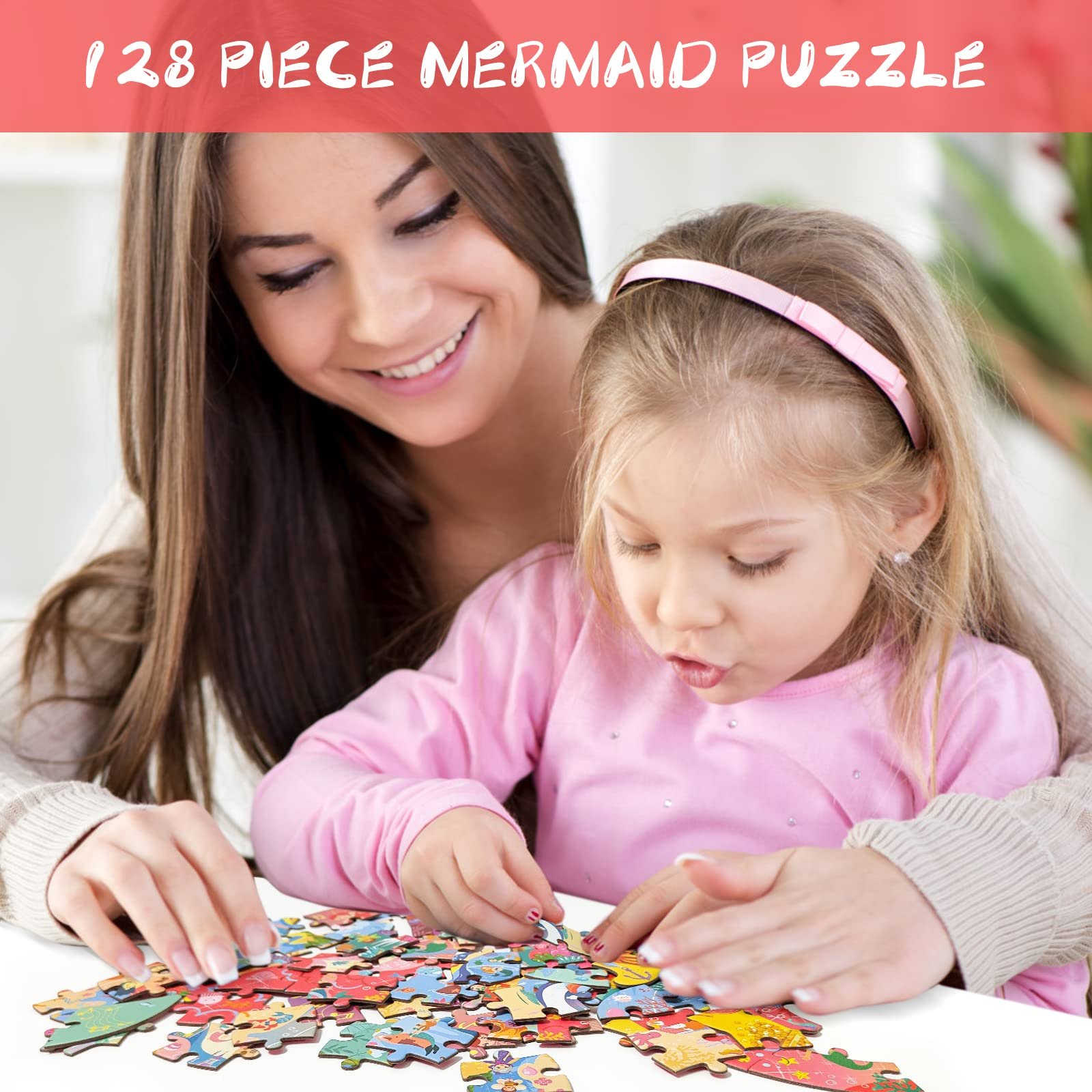 Пазл FORMIZON Mermaid 128 элементов 4-12 лет, фото №3