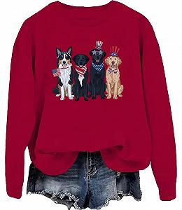 Свитшот Golden Retriever 4 Июля Рубашка 4 Июля - Фото 1