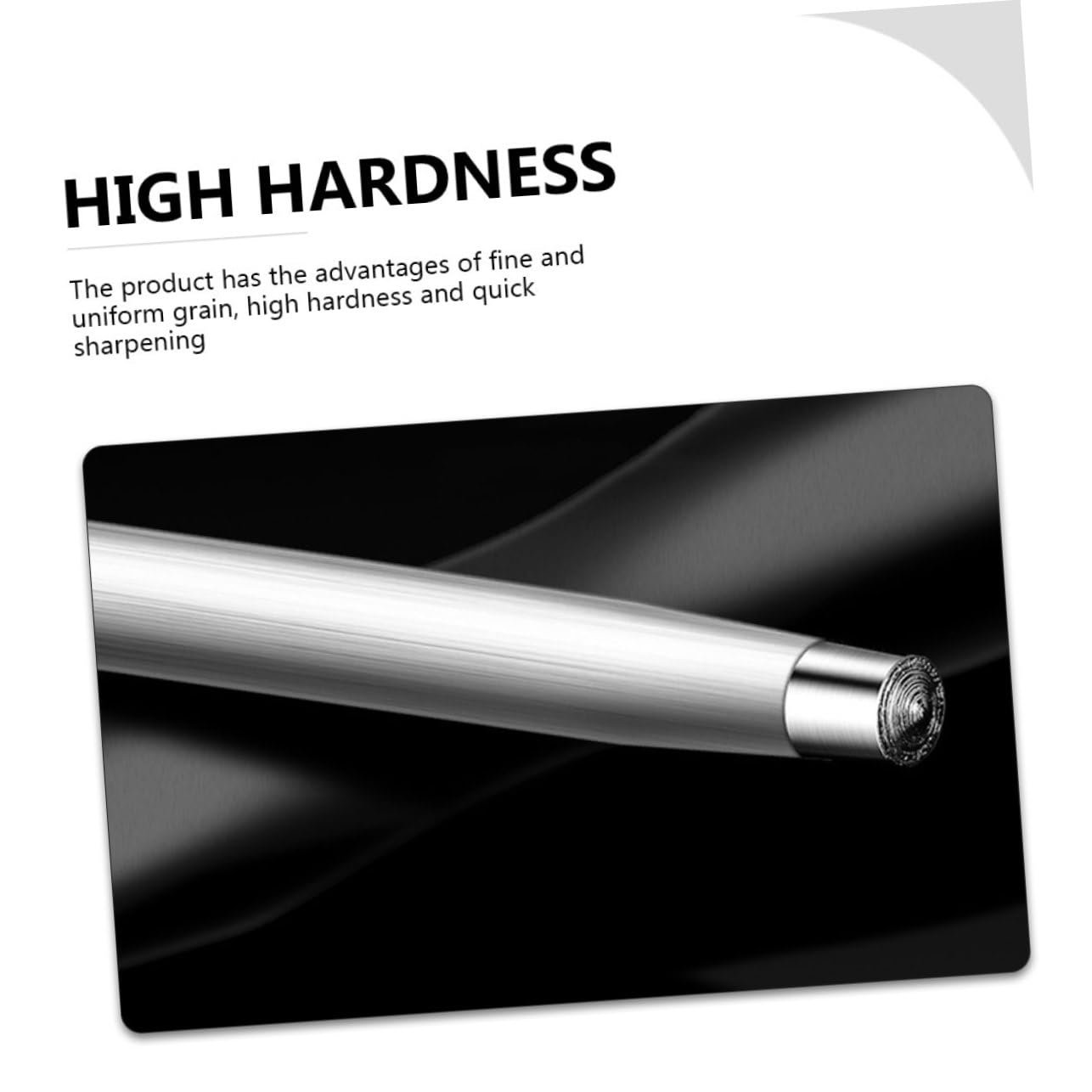 Мусат Zerodeko сталевий з ергономічною ручкою для кухонних ножів та інструментів, фото №8