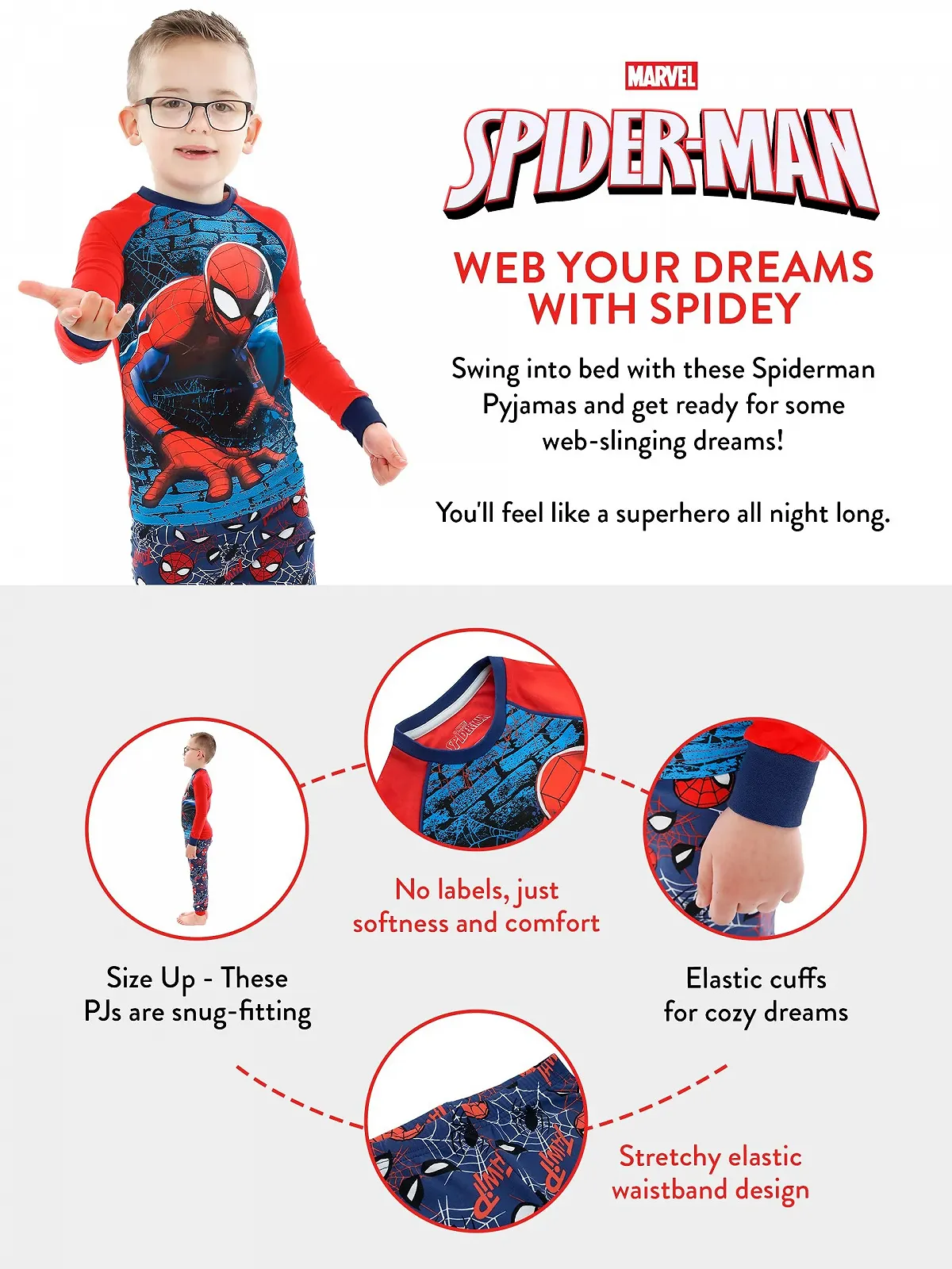 Піжама Spiderman Slim Fit, фото №3