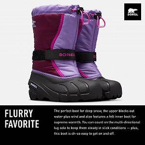 Ботинки Sorel Flurry детские synthetic.ua - Фото 1