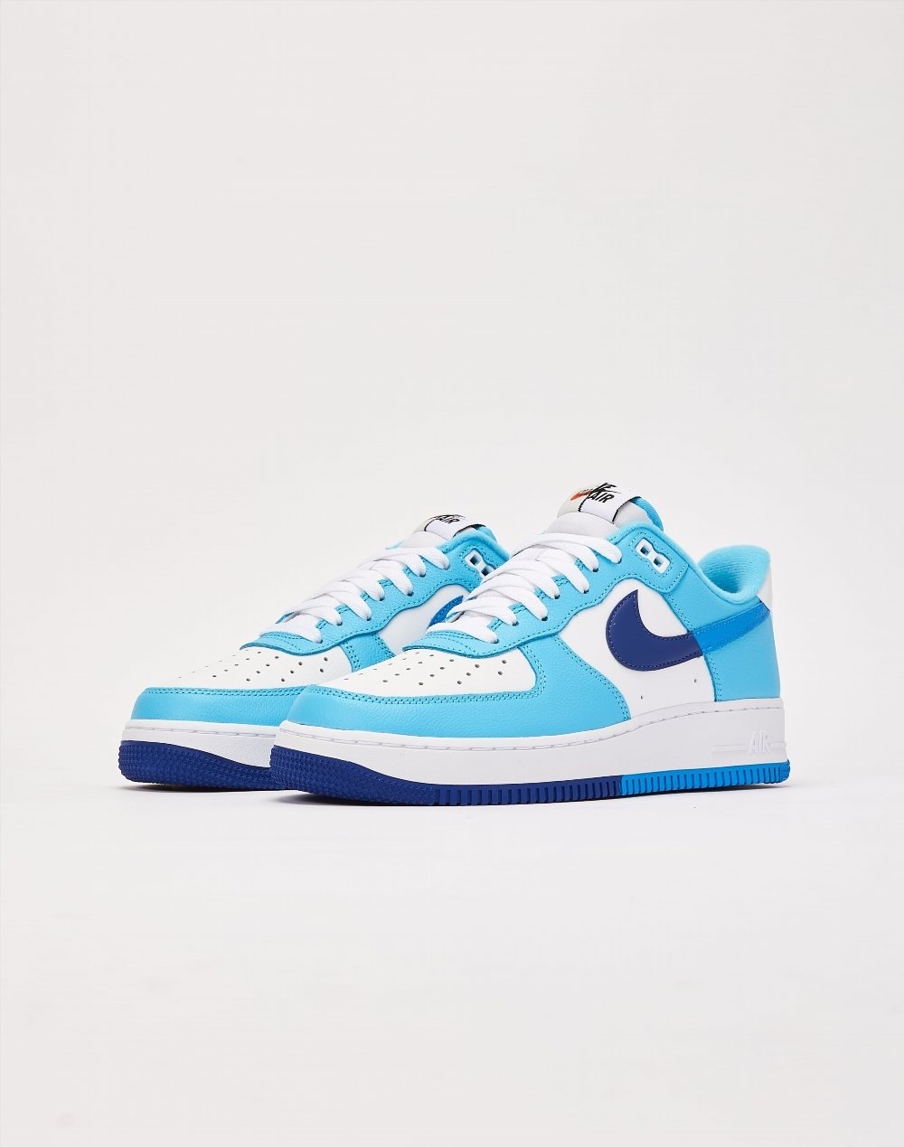 Кросівки Nike Air Force 1 Low '07 LV8 Split Light Photo Blue Deep Royal 44.5, фото №3