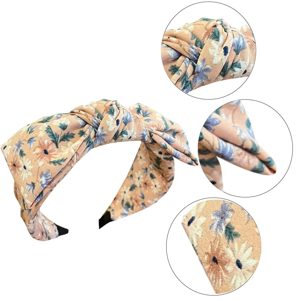 Обруч на голову с бантом Boho, фото №7