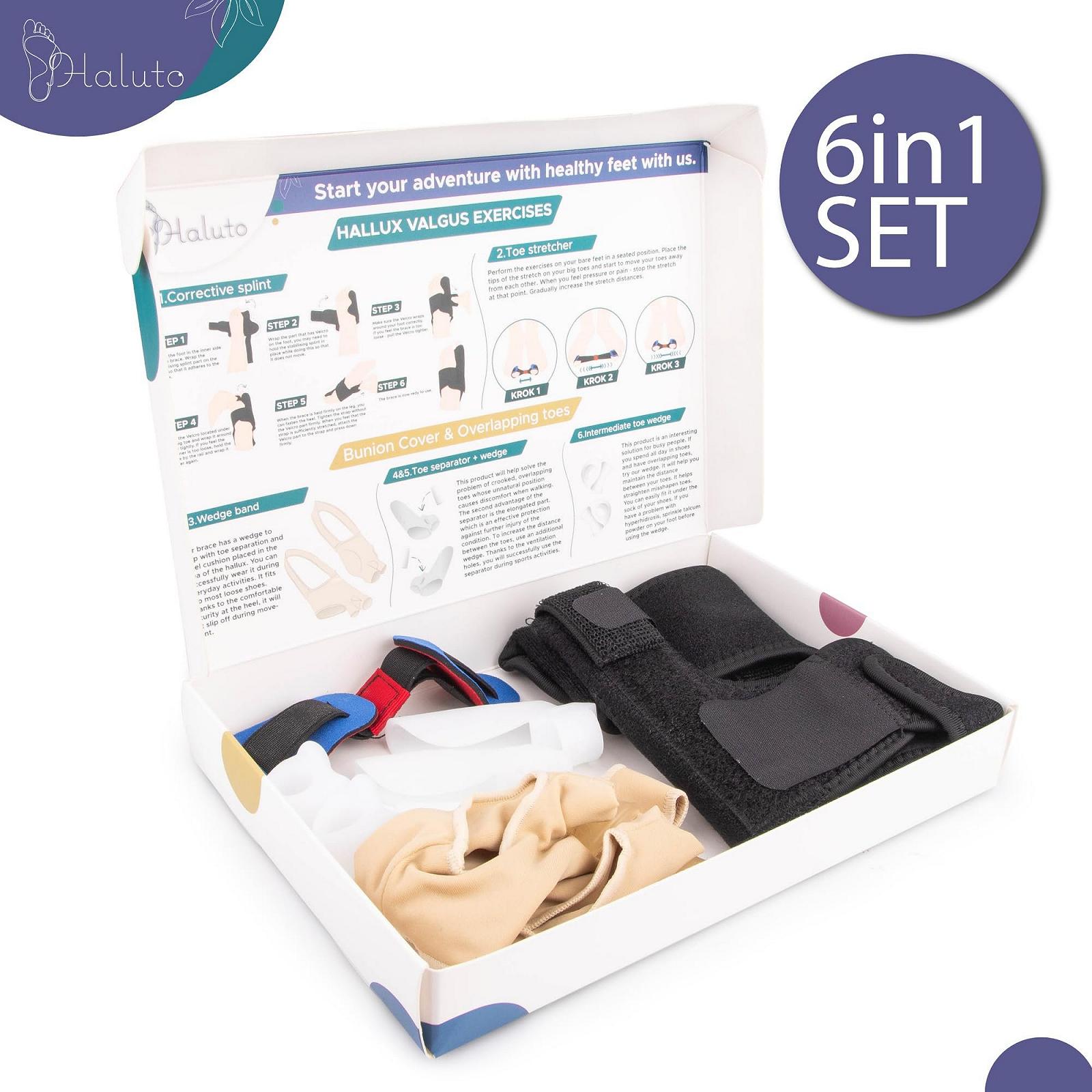 Шина Hallux Valgus Haluto 6-в-1, бандаж, фото №2 Шина Hallux Valgus Haluto 6-в-1, бандаж, фото №2