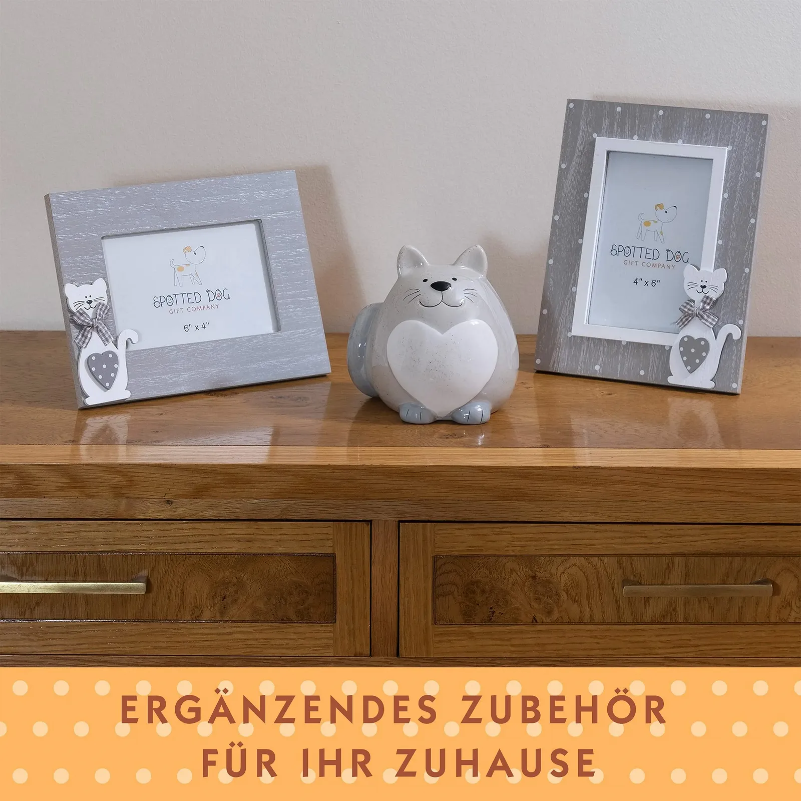 Скарбничка SPOTTED DOG GIFT COMPANY керамічна з котячим мотивом, фото №7