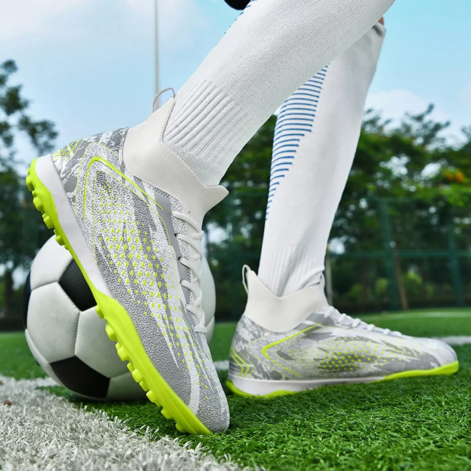 Футбольні Бутси Donbest Дитячі для Штучної Трави AG FG Шипи Професійні Тренувальні, фото №6