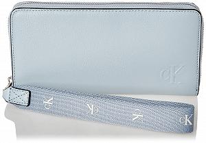 Гаманець Calvin Klein Jeans Minimalist 19 см Шкіряний Синій Жіночий Відділення для карток 1760280031 - Фото 1