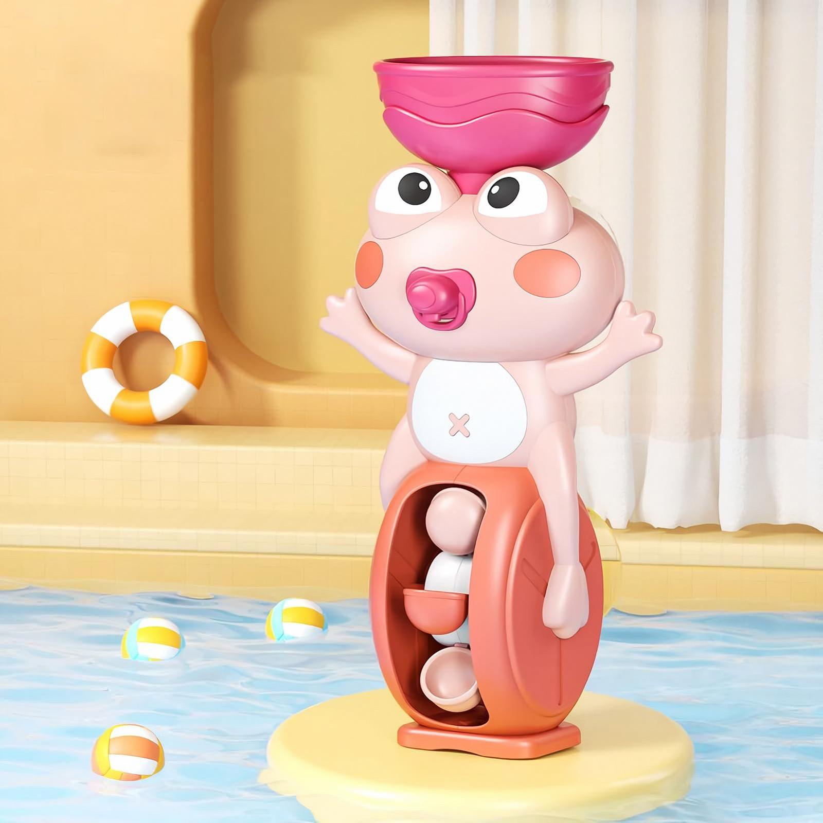 Игрушка для ванны Жаба с присоской для сенсорных игр для мальчиков и девочек, фото №7