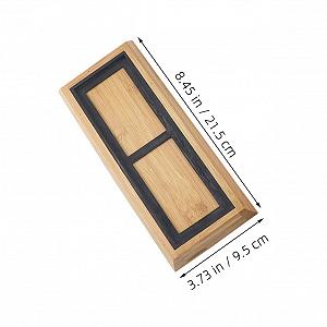 Держатели OUNONA на нескользящей основе для точильных камней с резиновым кольцом, 2 набора synthetic.ua - Фото 1