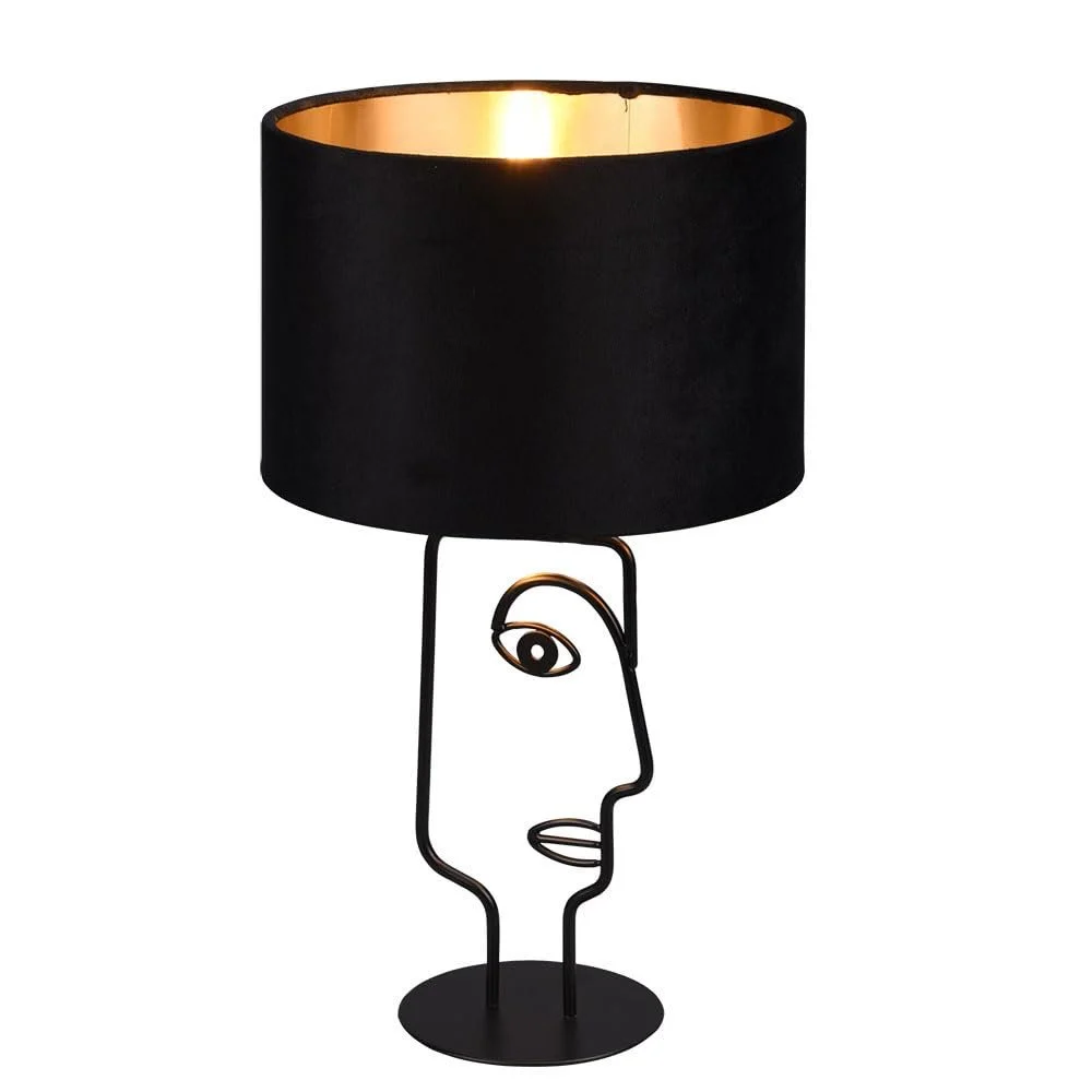 Розумна світлодіодна настільна лампа etc-shop Smart LED димована з керуванням через додаток RGB 8.5 Вт 806 лм висота 42 см чорна металева з тканинним абажуром, фото №8