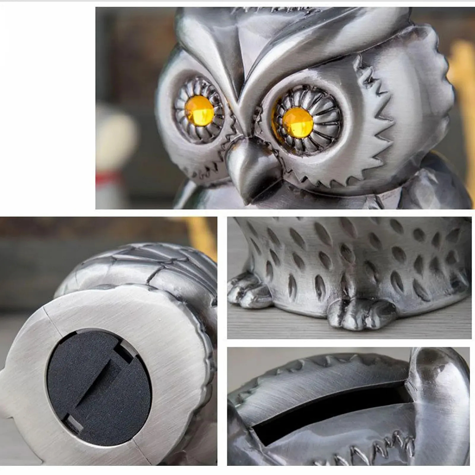 Скарбничка Managers Сова металева Настільна, фото №5