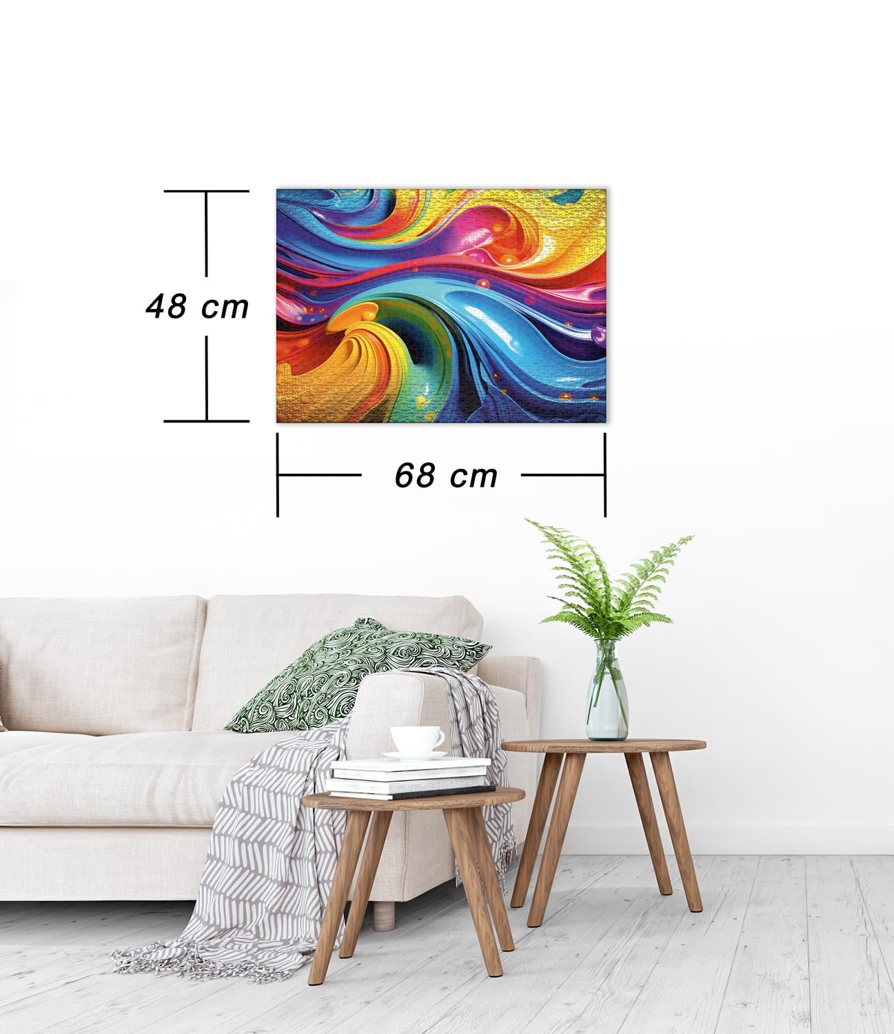 Пазл Ulmer Puzzleschmiede Rainbow Water 1000 элементов Германия, фото №3