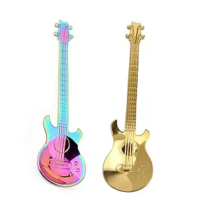 Набір з 2 гітарних ложок для кави - Фото 1