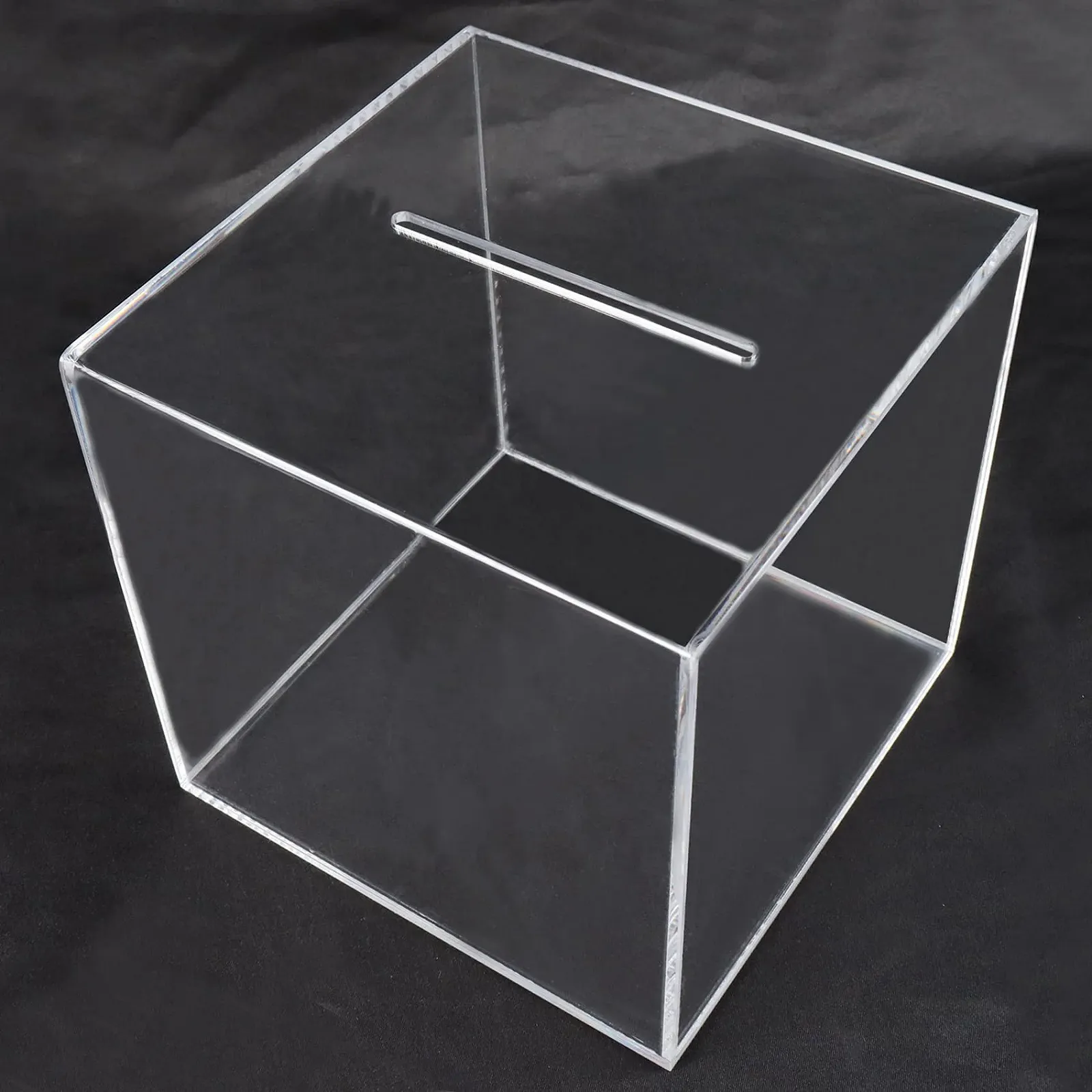 Скарбничка акрилова Невідкривна Прозора, фото №4