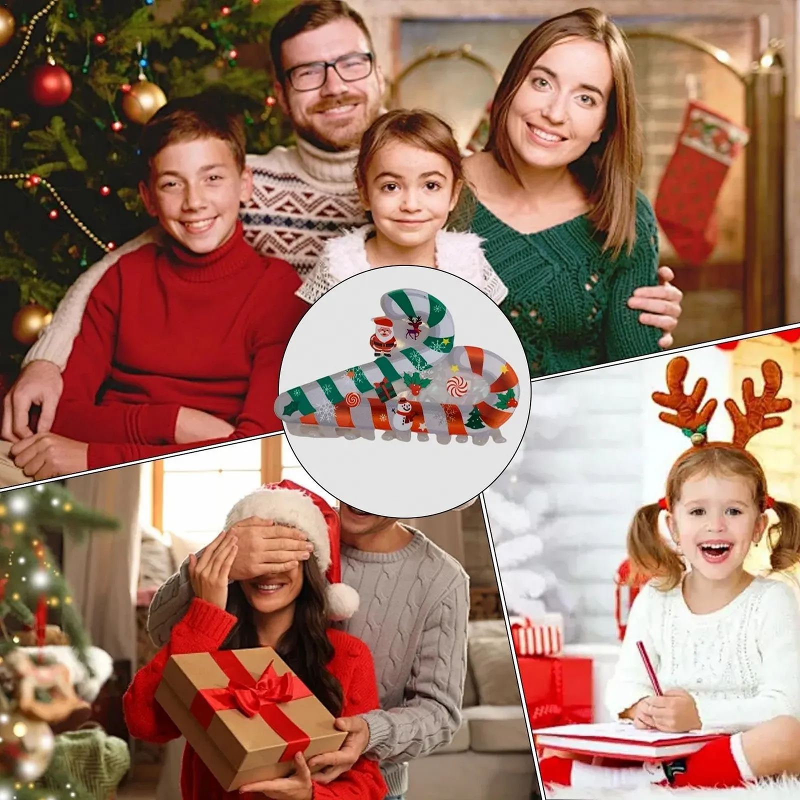 Краб для волосся Різдвяний, фото №4 Краб для волосся Різдвяний, фото №4