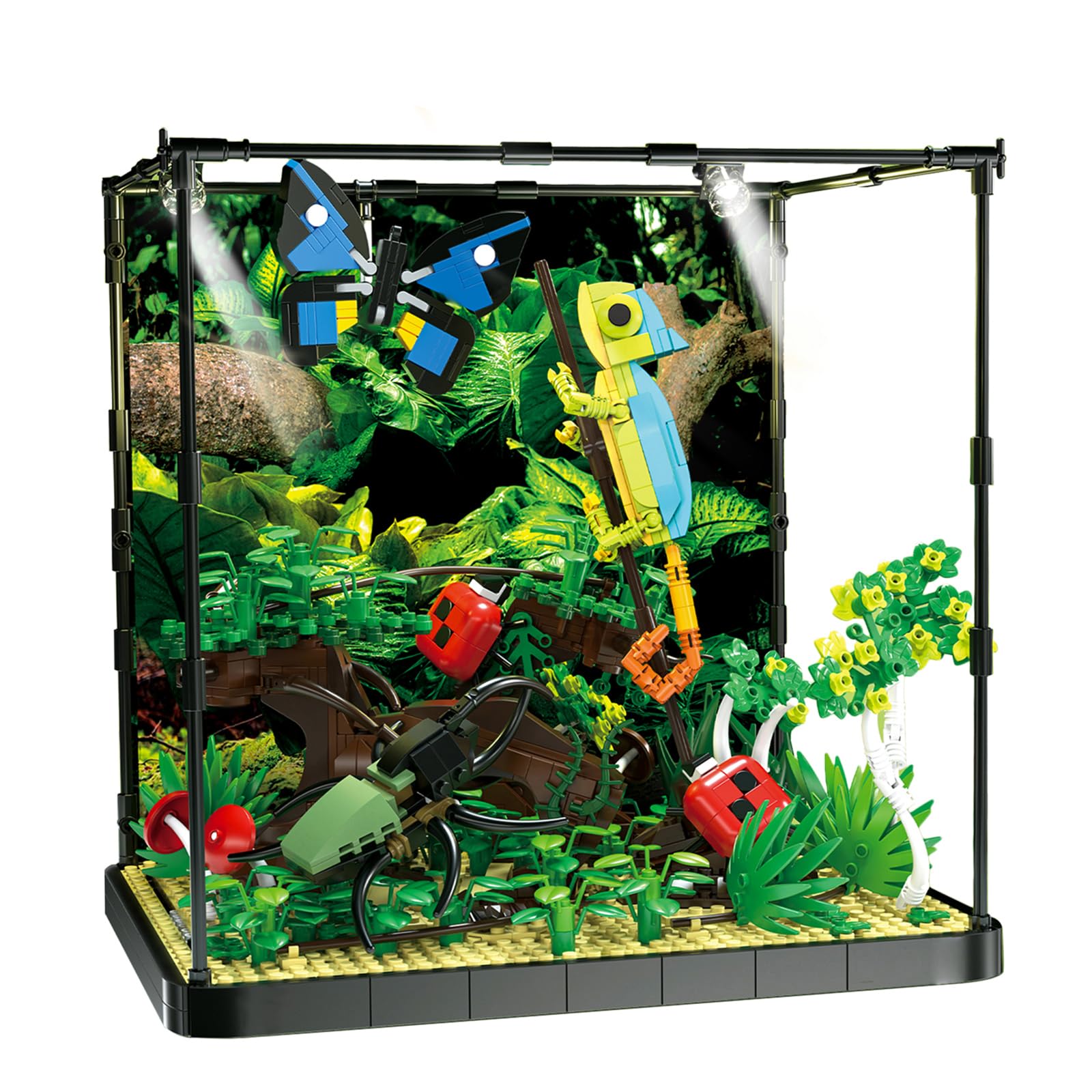 Конструктор ENJBRICK Flower Insect Tank 1284 деталей, фото №1