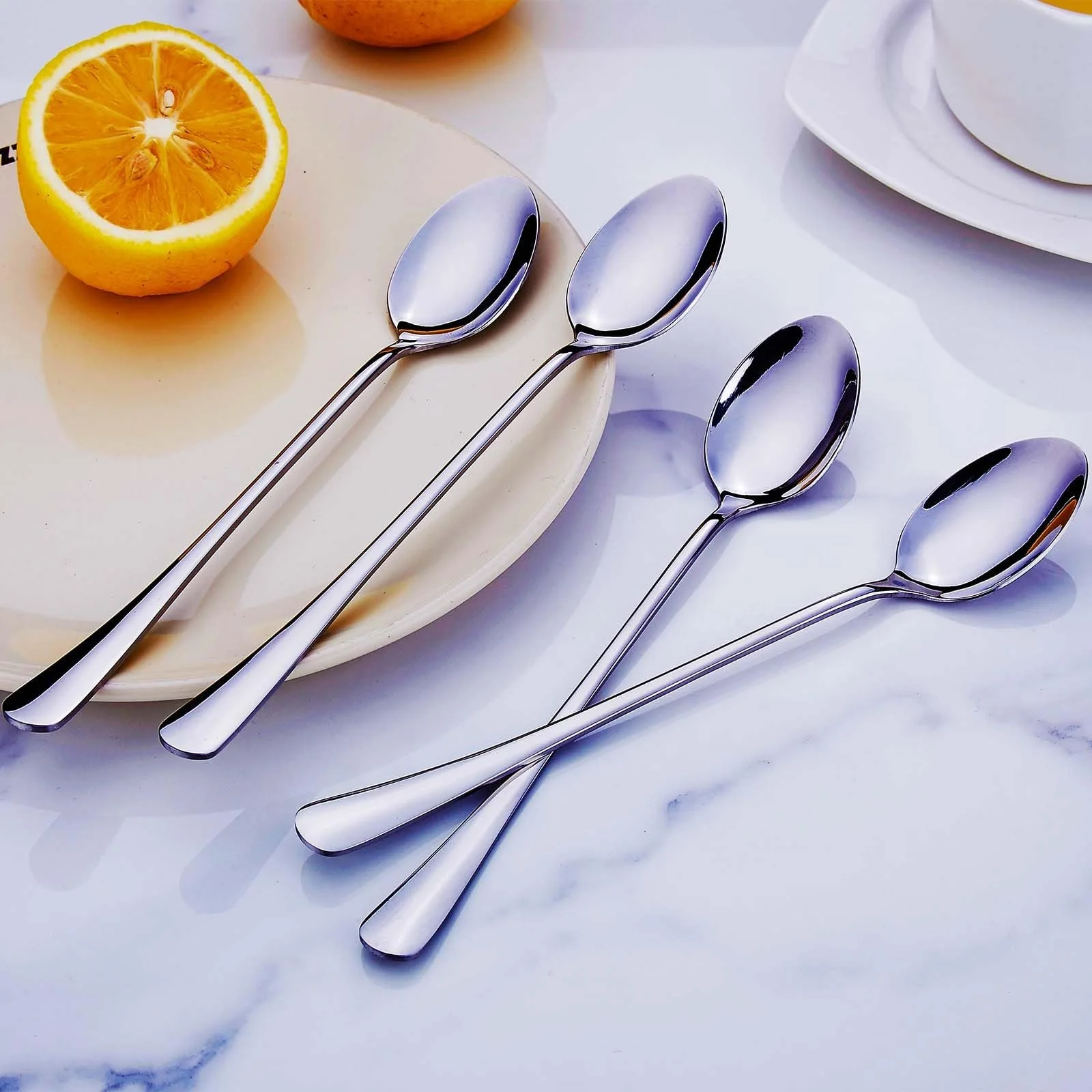 Ложка для лате макіато PionStar з нержавіючої сталі, набір 24 шт, 19.5 см, фото №7