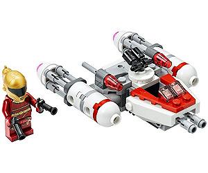 Конструктор LEGO Star Wars Микрофайтеры Истребитель Сопротивления типа Y 75263 synthetic.ua - Фото 1