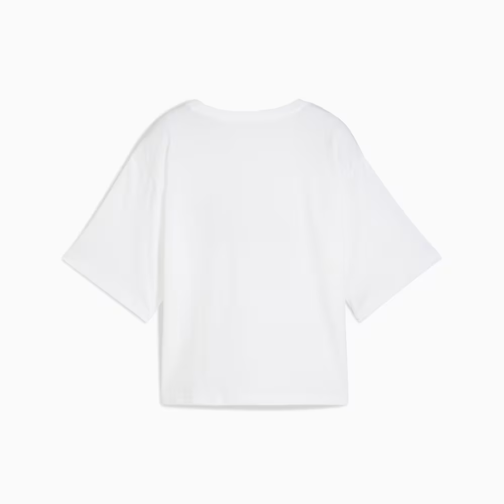 Футболка ESS Cropped No. 1 Logo Tee 68497202 Puma Білий XS, фото №5