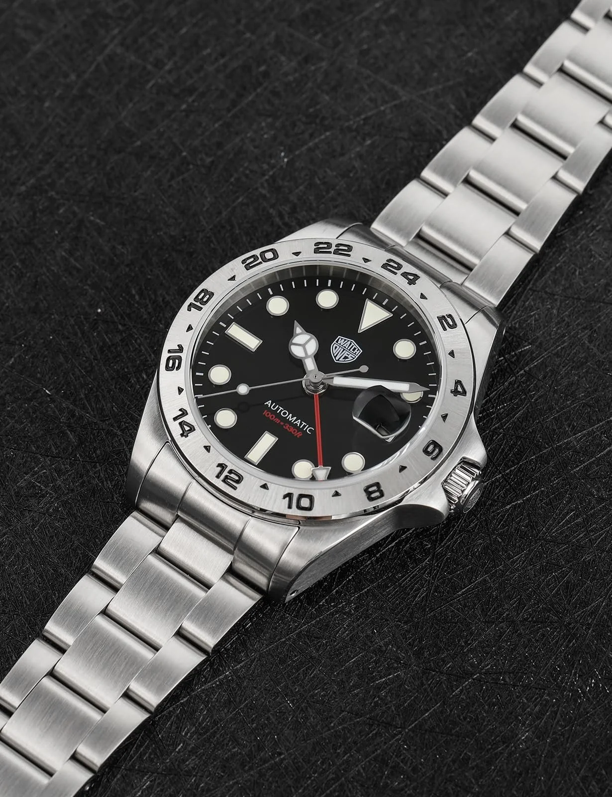 Часы Watchdives GMT Мужские WD16570 Dual Time Zone Дайвинг NH34 Автоматические Сапфировое стекло 100м Водонепроницаемые, фото №5 Часы Watchdives GMT Мужские WD16570 Dual Time Zone Дайвинг NH34 Автоматические Сапфировое стекло 100м Водонепроницаемые, фото №5