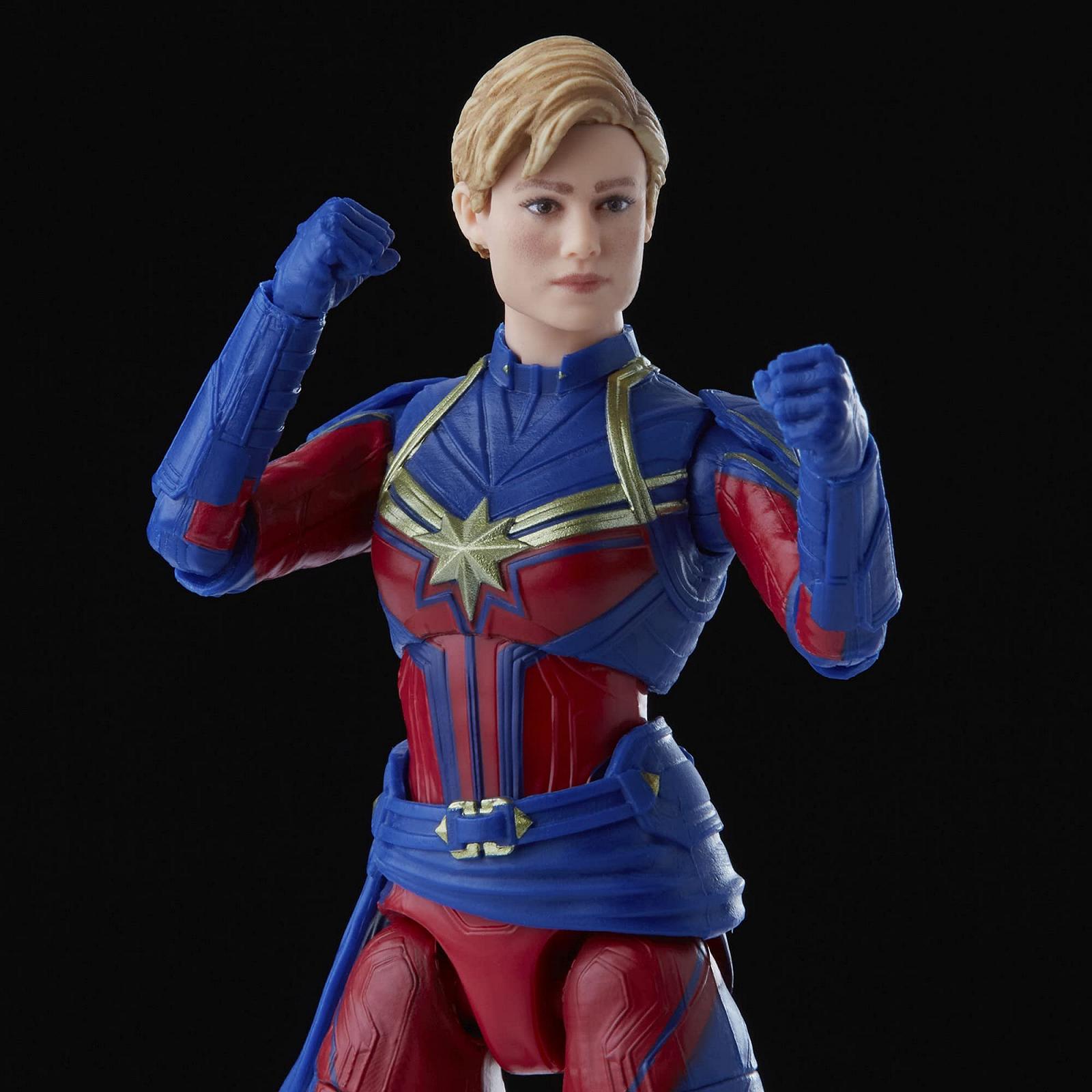 Фигурки Marvel Капитан Марвел и Спасательная Броня Hasbro Legends Series 15 см, Infinity Saga, с 12 аксессуарами, F0190, разноцветные, фото №6