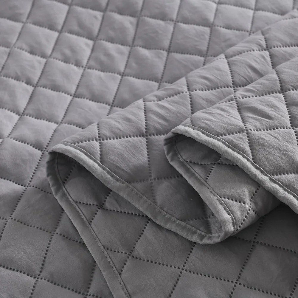 Покривало ENASAL Геометричний сірий, 240 x 260 см, фото №8 Покривало ENASAL Геометричний сірий, 240 x 260 см, фото №8