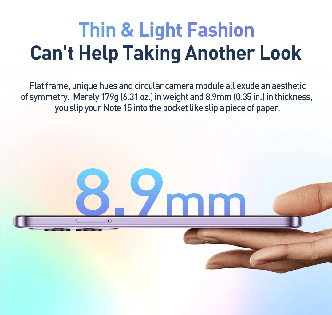 Смартфон Ulefone Note 15 5GB+32GB Black, фото №3
