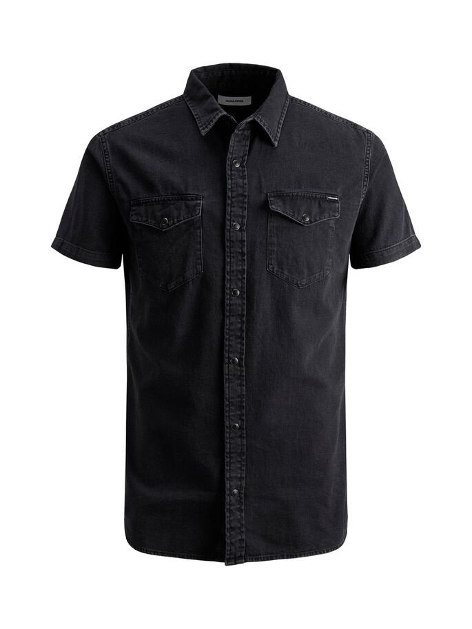 Рубашка Jack&Jones SHERIDAN SN 12159371 Denim Черный XL, фото №5