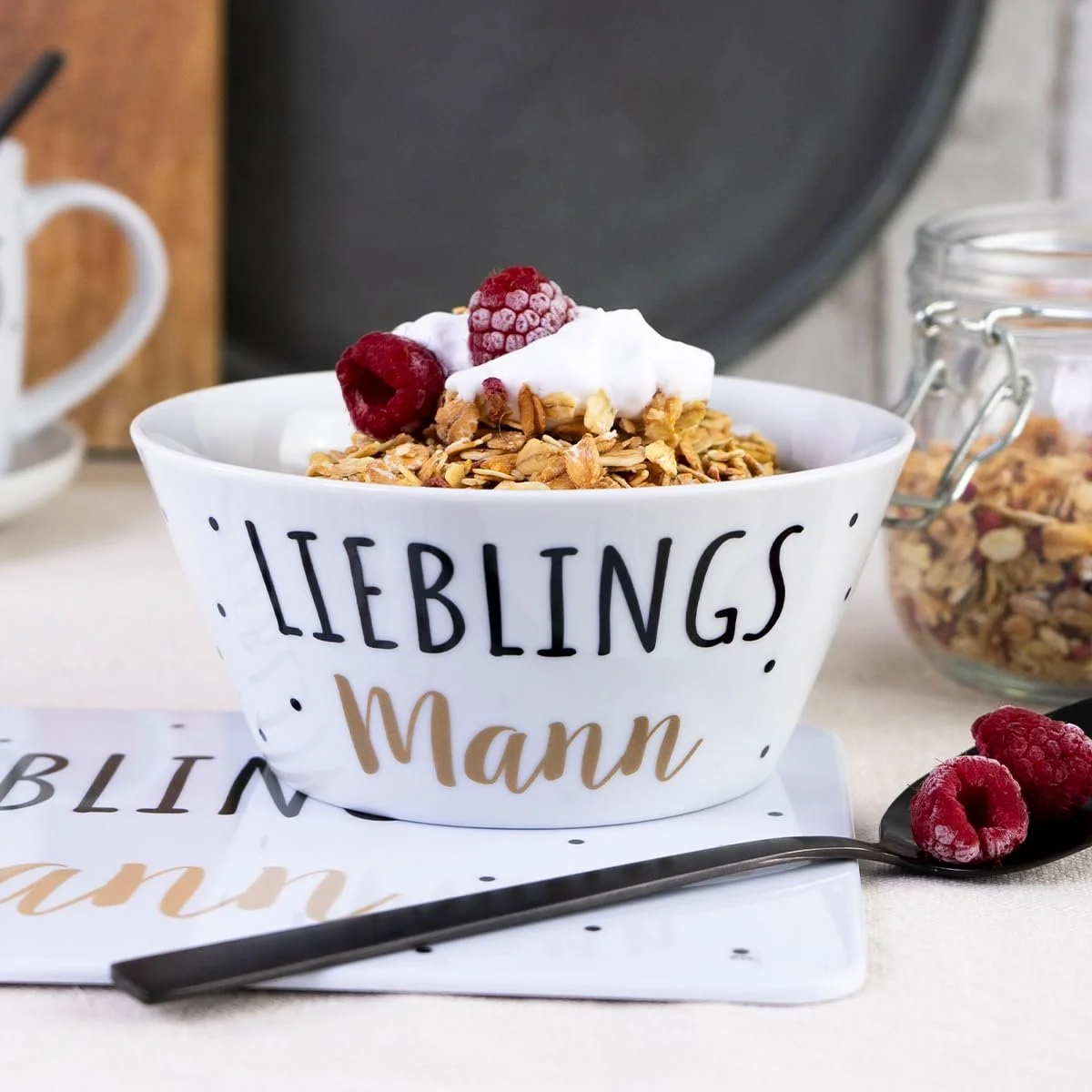 Миска для завтрака Geda Labels Lieblingsmann 400 мл, фото №2 Миска для завтрака Geda Labels Lieblingsmann 400 мл, фото №2